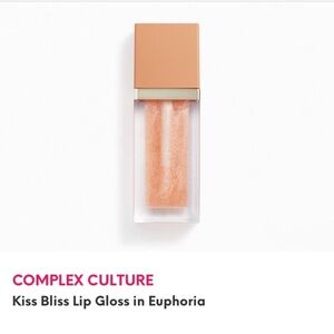 NWT Ipsy Complex Culture Kiss Bliss Lip Gloss in Euphoria